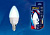 Лампа светодиодная LED-C37 7W/NW/E27/FR «свеча», матовая. Серия ЯРКАЯ. Белый свет